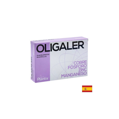 Oligaler Oligoelementos - Мед, фосфор, цинк, манган/ При алергии, 20 ампули за пиене Artesania