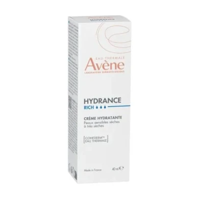 Avene Hydrance Riche Богат хидратиращ крем за суха и чувствителна кожа х40 мл