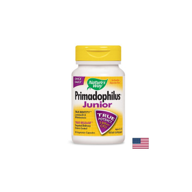 Primadophilus® Junior - Примадофилус® Джуниър 3 млрд. активни пробиотици, 90 капсули Nature’s Way