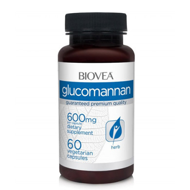 BIOVEA Glucomannan 600 mg / 60 Caps