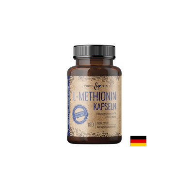Нервна система - Л-Метионин (L-Methionin) 500mg, 180 капсули Sports & Health Solutions