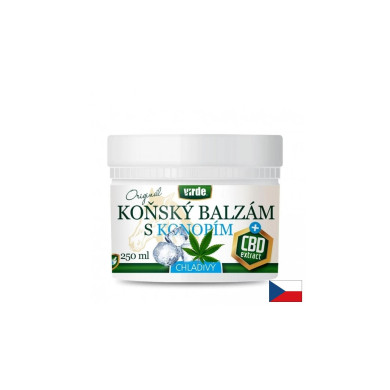 Конски балсам (охлаждащ) с коноп и канабидиол (CBD) При мускулни и ставни болки 250 ml