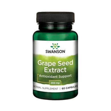 SWANSON Grape Seed Extract 200mg. / 60 Caps