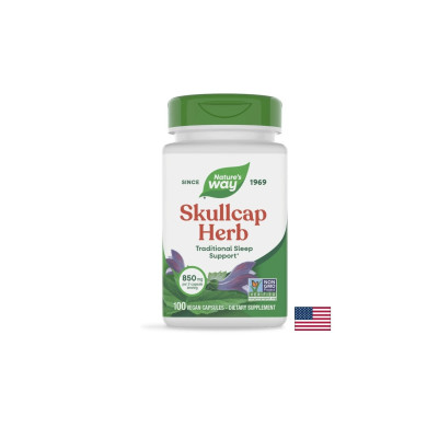 Skullcap Herb / Шлемник (билка) 425 mg х 100 капсули Nature’s Way