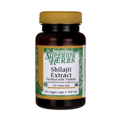 SWANSON Shilajit Extract 400mg. / 60 Vcaps