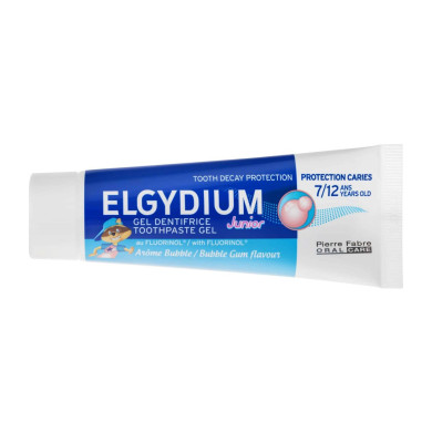 ELGYDIUM JUNIOR Гелообразна паста за зъби за деца от 7 до 12 години с вкус на дъвка