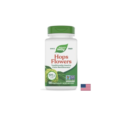 Hops Flowers / Хмел (цвят) 310 mg х 100 капсули Nature’s Way