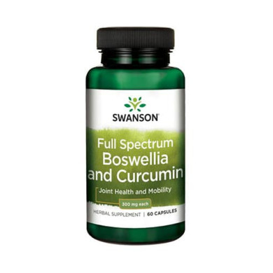 SWANSON Full Spectrum Boswellia and Curcumin / 60 Caps