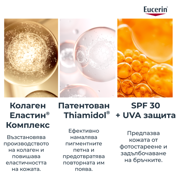Eucerin® Hyaluron-Filler +Elasticity Озаряващ дневен крем SPF30, Рефил