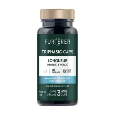 Rene Furterer Triphasic Хранителна добавка за разтеж на косата х 90 капсули