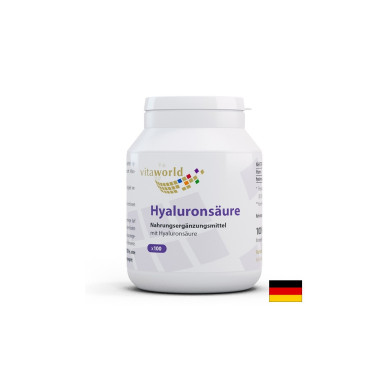 Красива коса и кожа - Хиалуронова киселина, 100 mg + витамин С,  100 капсули