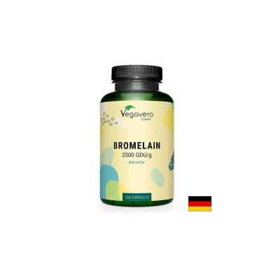 БРОМЕЛАИН - BROMELAIN, 90 капсули Vegavero