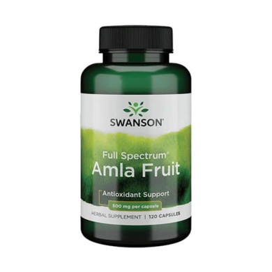 SWANSON  Full Spectrum Amla Fruit (Indian Gooseberry) 500mg. / 120 Caps