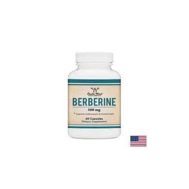 Berberine - Берберин (контрол на кръвната захар и холестерола), 60 капсули Double Wood