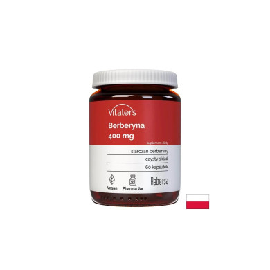 Берберин – Контрол на кръвната захар и апетита, 400 mg, 60 капсули