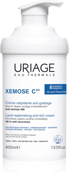 URIAGE XEMOSE C 8+ - CREME RELIPIDANTE ANTI-IRRITATIONS УСПОКОЯВАЩ ЛИПИДО-ВЪЗСТАНОВЯВАЩ КРЕМ 400ml