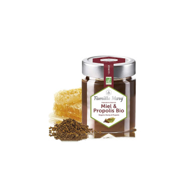 Miel & Propolis Bio / Био акациев мед + прополис, 170 g Famille Mary