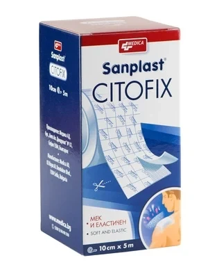 Sanplast Citofix Прикрепващ пластир 10 см/5 м x1 брой Medica