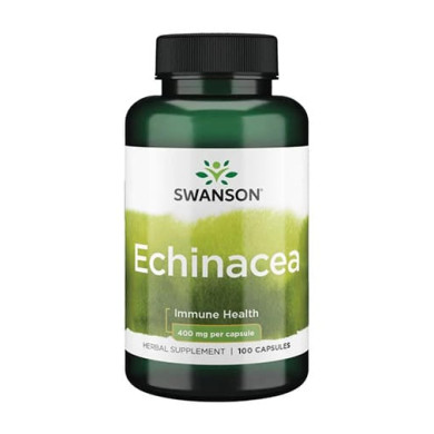 SWANSON Echinacea 400mg. / 100 Caps