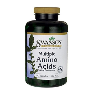 SWANSON Multiple Amino Acids 500mg. / 250 Caps