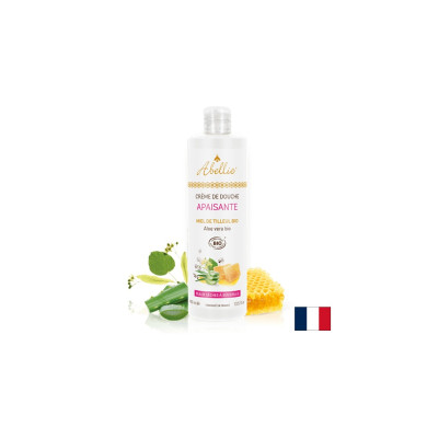 Успокояващ душ за тяло крем с мед и алое вера Organic, 400 ml