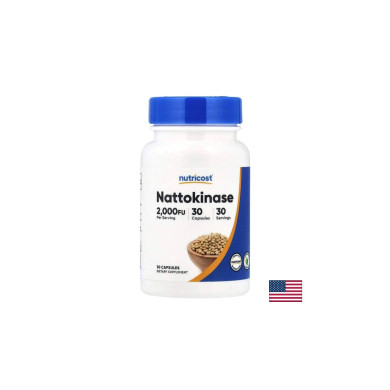 Натокиназа – Нормално кръвообращение и съдово здраве, 100 mg, 30 капсули
