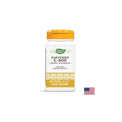 Buffered C-500/ Витамин С (буфериран) 500 mg x 100 капсули Nature’s Way