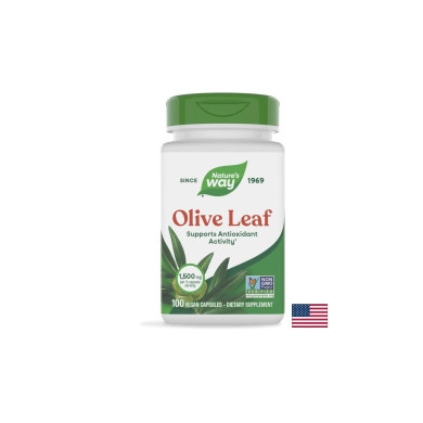 Olive Leaf/ Маслина (лист) 500 mg х 100 капсули Nature’s Way