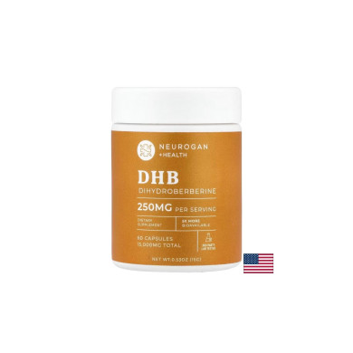 Дихидроберберин (DHB) Редуцирана форма на берберин 250 mg, 60 капсули