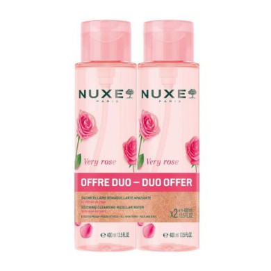 Nuxe Very Rose Успокояваща мицеларна вода 2x400 мл
