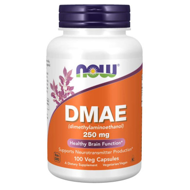 Now - Dmae / Диметиламиноетанол 250 Мг - 100 Капсули