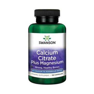 SWANSON Calcium Citrate Plus Magnesium / 150 Caps