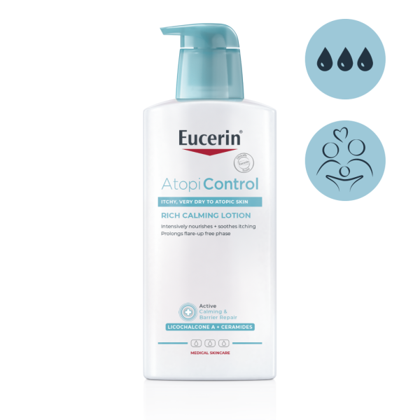 Eucerin AtopiControl успокояващ лосион за тяло 400 мл