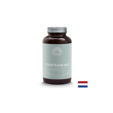 Зрение и имунитет - Черен дроб от треска (масло), 120 капсули Mattisson Healthstyle