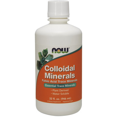 Now - Colloidal Minerals Original - Колоидни Минерали - 946 Мл