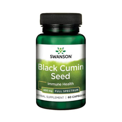 SWANSON Black Cumin Seed 400mg. / 60 Caps