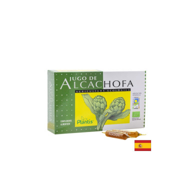 Jugo De Alcachofa/ Артишок (сок)/ Черен дроб и жлъчка, 20 ампули за пиене Artesania