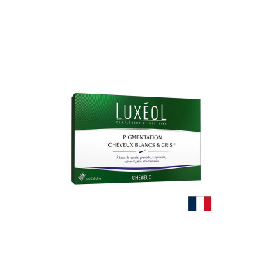 Срещу преждевременно побеляване на косата - Luxéol формула, 30 капсули