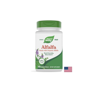 Alfalfa, Люцерна 405 mg х 100 капсули Nature’s Way