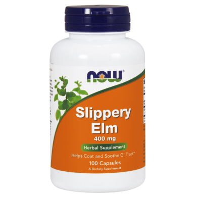 Now - Slippery Elm (Хлъзгав Бряст) 400 Мг - 100 Капсули