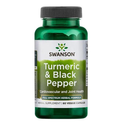 SWANSON Turmeric & Black Pepper / 60 Caps