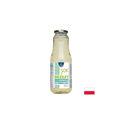 Сок от бреза с отвара от листа на мента 990 ml