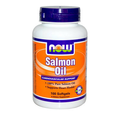 Now - Salmon Oil / Масло от Сьомга1000 Мг - 100 Дражета