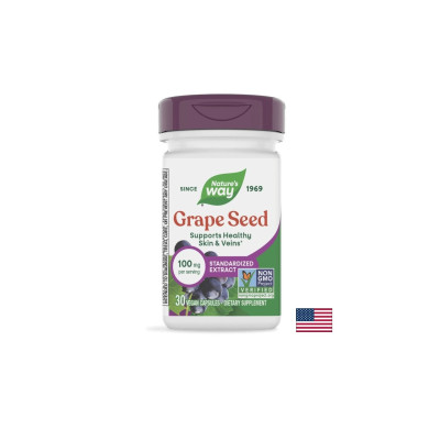 Grape Seed with Vitamin C/ Гроздово семе с Витамин С х 30 капсули Nature’s Way