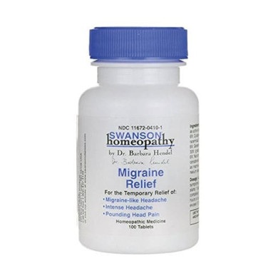 SWANSON Migraine Relief / 100 Tabs