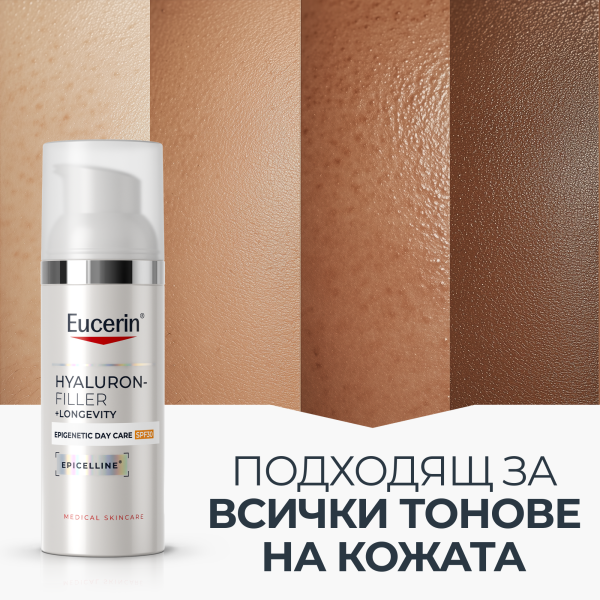 Eucerin® HYALURON-FILLER+Longevity Epigenetic Day Care SPF30