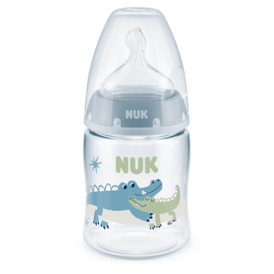 NUK First Choice РР шише Temperature control 150мл силикон микс + box