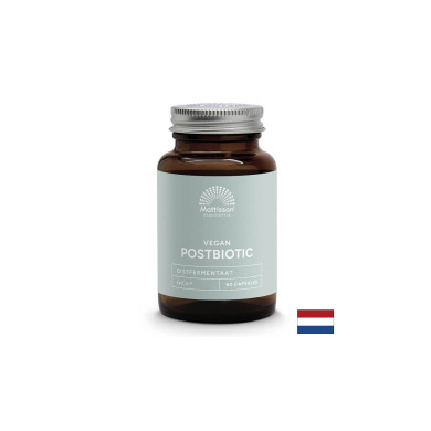 Постбиотик (веган) - Чревен комфорт и имунна подкрепа, 500 mg х 60 капсули