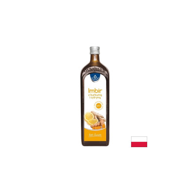 Сок от джинджифил с куркума и лимон 980 ml