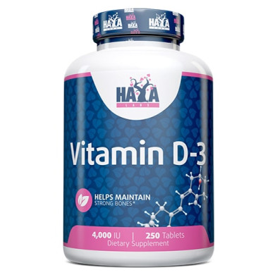 Haya Labs Vitamin D-3 / Витамин Д-3 / 4000 IU / 250 Tabs